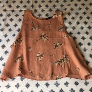 Floral crop top